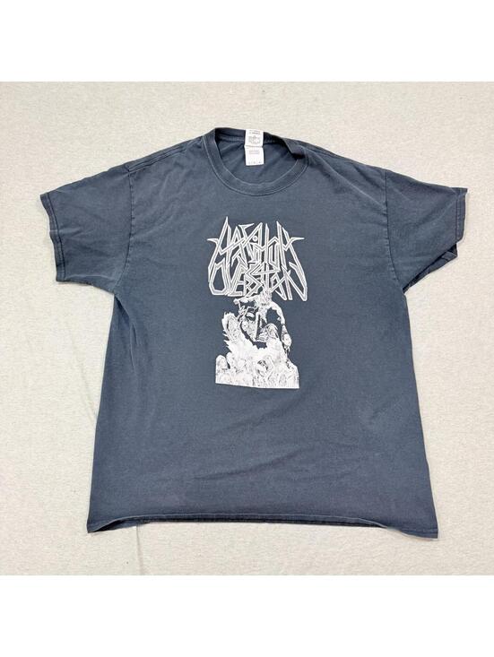 Rare Other - Vintage Maximum Oversatan Metal Band Tee Too Evil For Hell Y2K Rare Mens XL